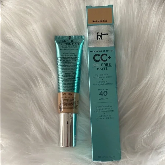 New IT Cosmetics CC+ Matte Cream SPF 40 Neutral Medium - Picture 4 of 7